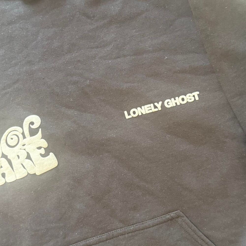Lonely-ghost Women's Black Hoodie - Picture 3 of 6